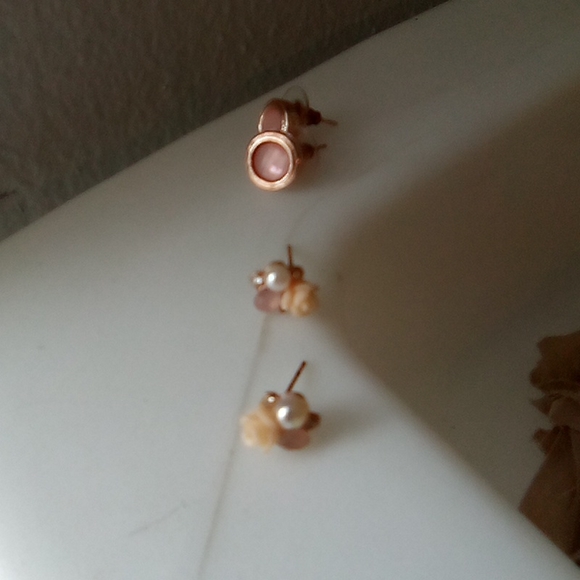 Trendy Ear Stud Trio Bling Insect Earrings - Picture 10 of 13